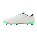 White-Black - Back - Umbro Mens Tocco III Club Leather Firm Ground Football Boots
