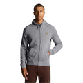 Grey - Lifestyle - Lyle & Scott Mens Full Zip Hoodie