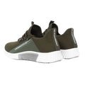 Olive - Back - Crosshatch Mens Nimbus Trainers