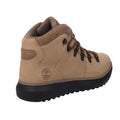 Beige - Back - Timberland Mens Hudson Road Full Grain Leather Mid Cut Waterproof Boots
