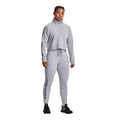 Grey - Close up - Under Armour Womens-Ladies Rival Fleece Jogging Bottoms