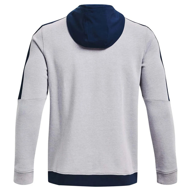 Grey - Back - Under Armour Mens Threadborne Full Zip Hoodie