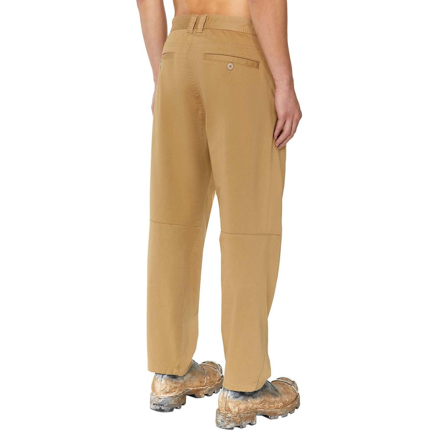 Natural - Back - Diesel Mens P-Arthur Trousers