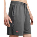 Grey - Pack Shot - Under Armour Mens Challenger Knitted Shorts