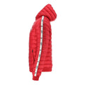 Red - Side - Jott Mens Colin Hooded Down Jacket