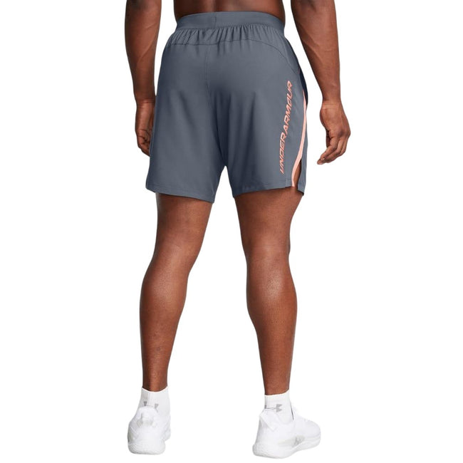 Grey - Lifestyle - Under Armour Mens Launch Textured Sweat Shorts