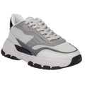 Grey - Front - Lavair Mens Pacific 2.0 Leather Trainers