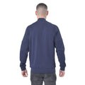 Navy - Back - Luke 1977 Mens Cord Full Zip Jacket