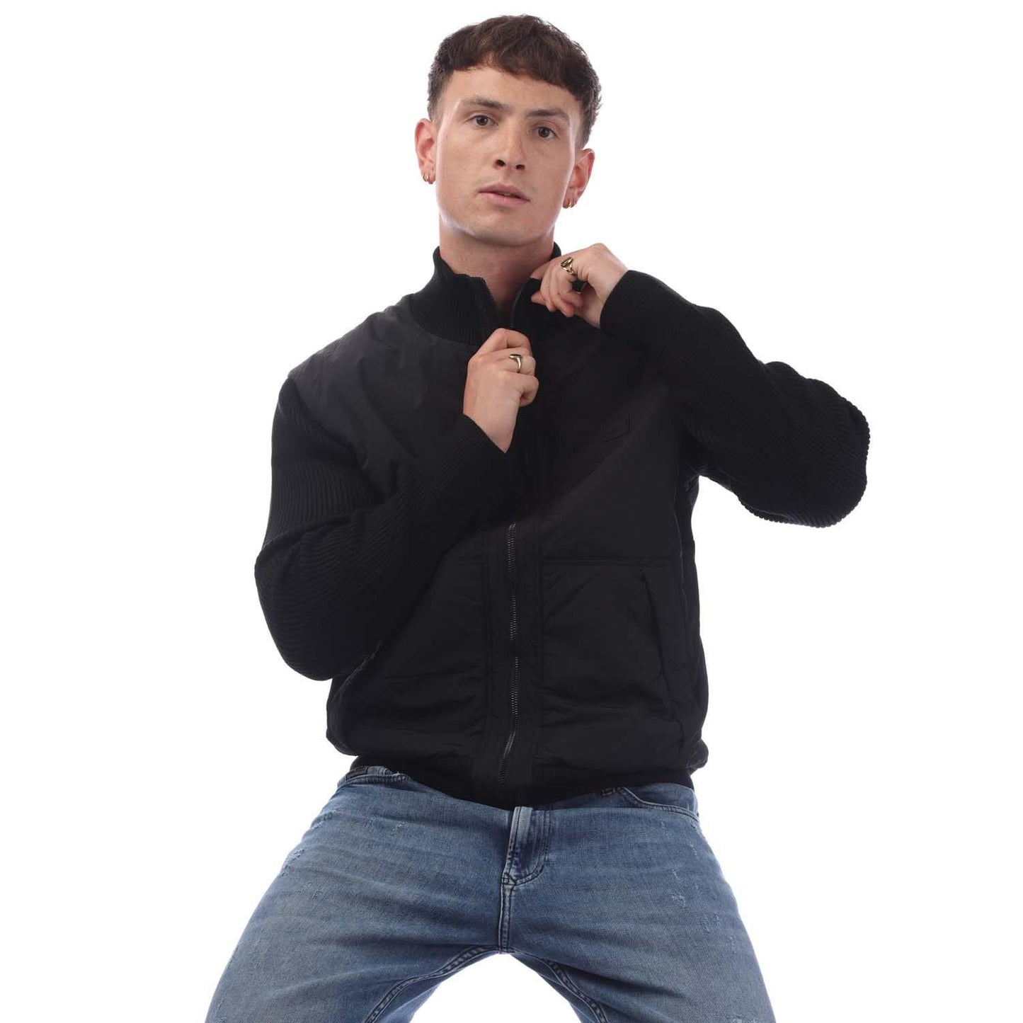 Black - Lifestyle - Hugo Boss Mens Kydalnrio Hybrid Jacket