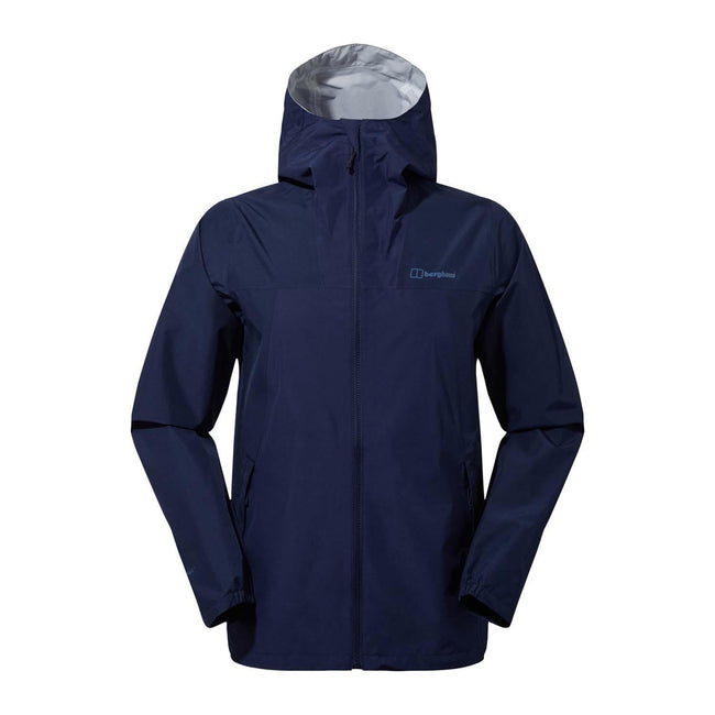 Dark Blue - Front - Berghaus Mens Deluge Pro 3.0 Waterproof Jacket
