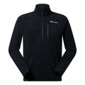Black - Front - Berghaus Mens Prism InterActive Polartech Half Zip Fleece Jacket