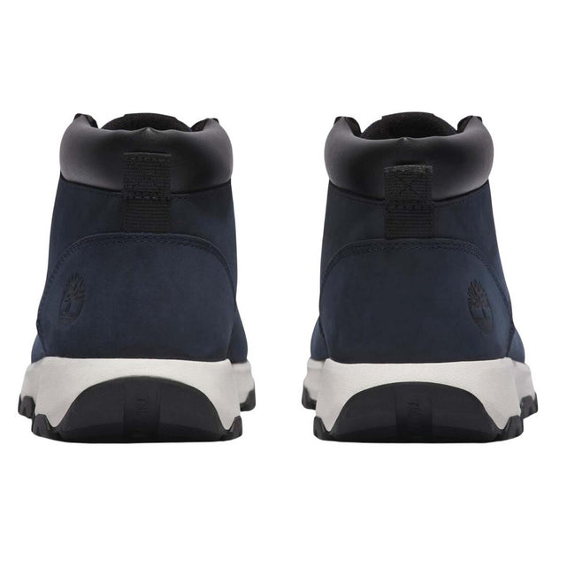 Navy - Back - Timberland Mens Winsor Park Leather Lace Up Boots