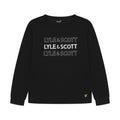 Black - Back - Lyle & Scott Childrens-Kids Loungewear Set