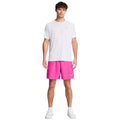 Pink - Pack Shot - Under Armour Mens HalfBack Embossed Woven Training Shorts