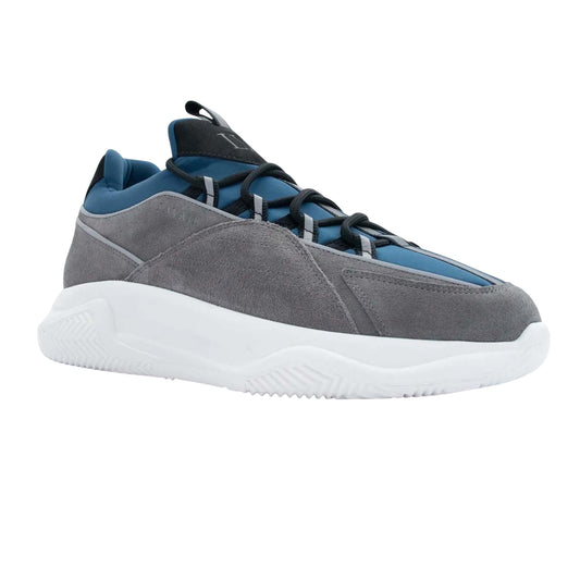 Navy - Front - Lavair Mens Creator 2.0 Suede Trainers