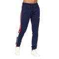 Navy-Red - Pack Shot - Crosshatch Mens Chinooks Tracksuit