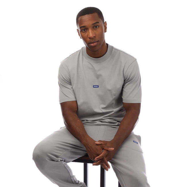 Grey - Lifestyle - Hugo Mens Nieros T-Shirt