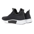 Grey - Back - Crosshatch Mens Rideout Trainers