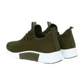 Olive - Back - Crosshatch Mens Rideout Trainers