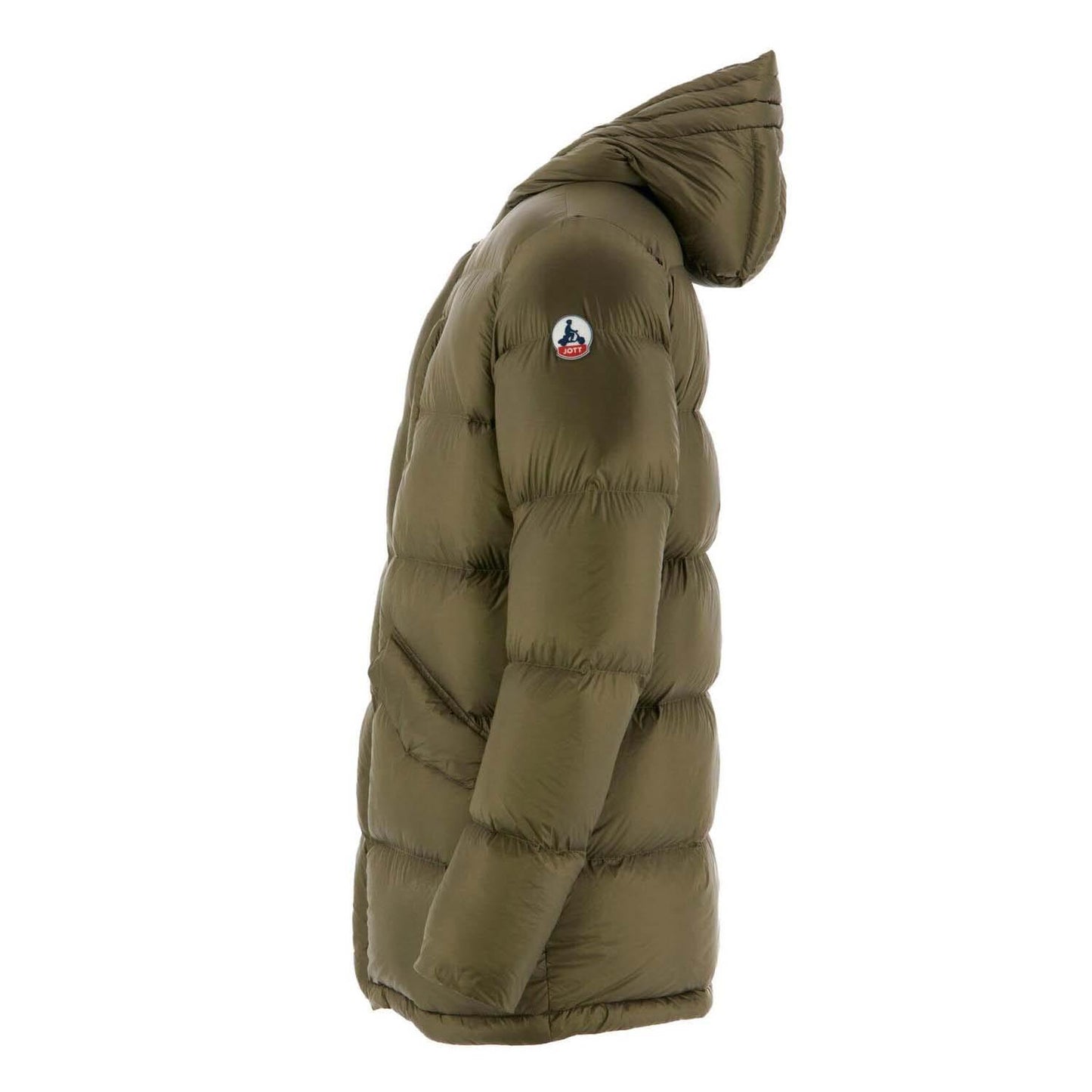 Green - Side - Jott Mens Dakhla Thermal Down Jacket