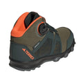 Green - Back - Adidas Childrens-Kids Terrex Boa Rain Rdy Hiking Shoes