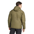 Olive - Back - Adidas Unisex Adult Terrex Multi Synthetic Insulated Hooded Jacket