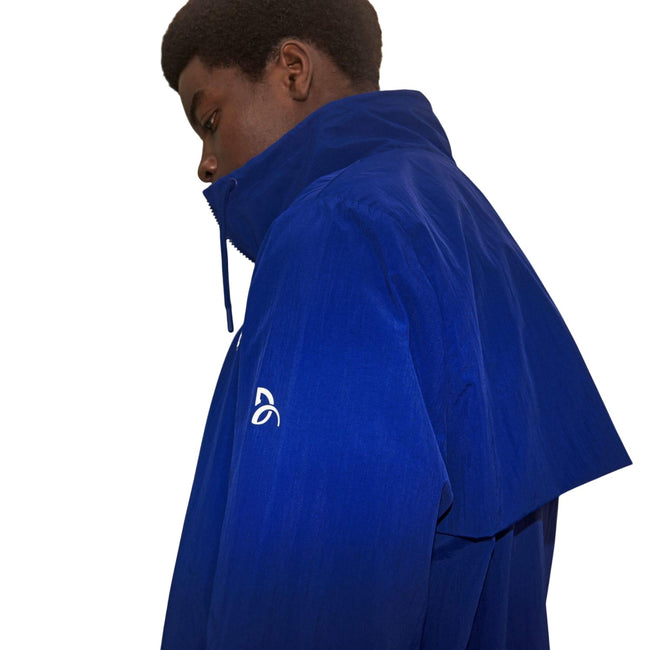 Blue - Side - Lacoste Mens Sport X Novak Djokovic Lightweight Full Zip Jacket