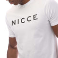 White-Grey - Side - Nicce Mens Aberdeen Loungewear Set