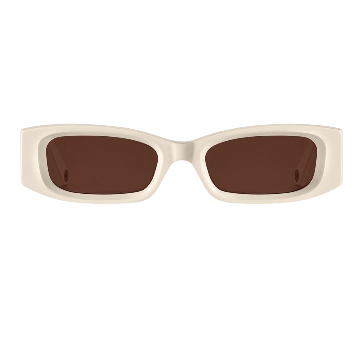 Beige - Side - Thomas Sabo Unisex Adult Kim Slim Rectangular Sunglasses