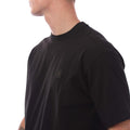 Black - Side - Hugo Boss Mens Nylon Crew Neck T-Shirt