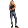 Grey - Close up - Under Armour Womens-Ladies Embossed Leggings