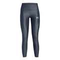 Grey - Front - Under Armour Womens-Ladies Embossed Leggings