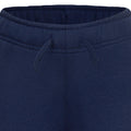 Navy - Pack Shot - Nike Childrens-Kids Club Fleece Ribbed Cuff Jogging Bottoms