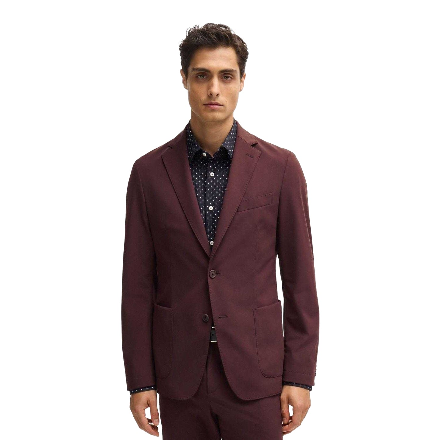 Red - Lifestyle - Boss Mens P-Hanry Slim Blazer