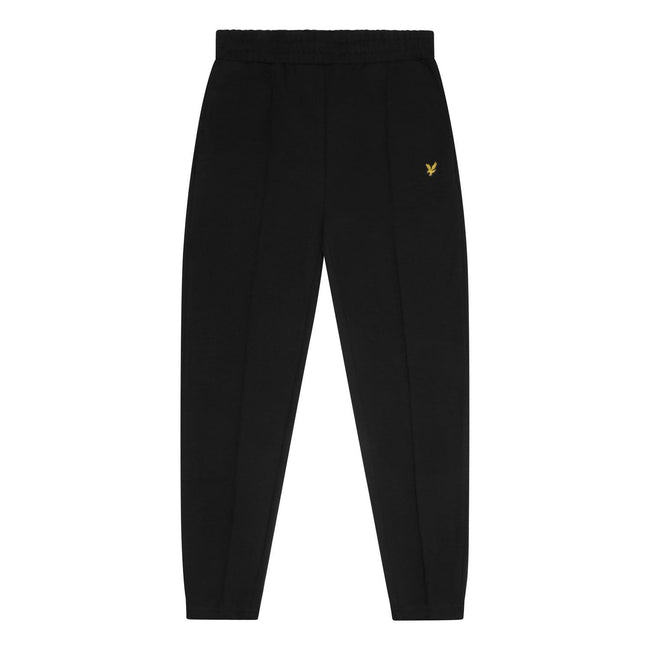 Black - Front - Lyle & Scott Mens Interlock Pintuck Sweatpants