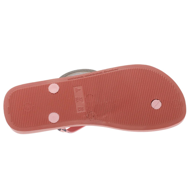 Blush - Lifestyle - Ipanema Womens-Ladies Duna Animal Print Flip Flops