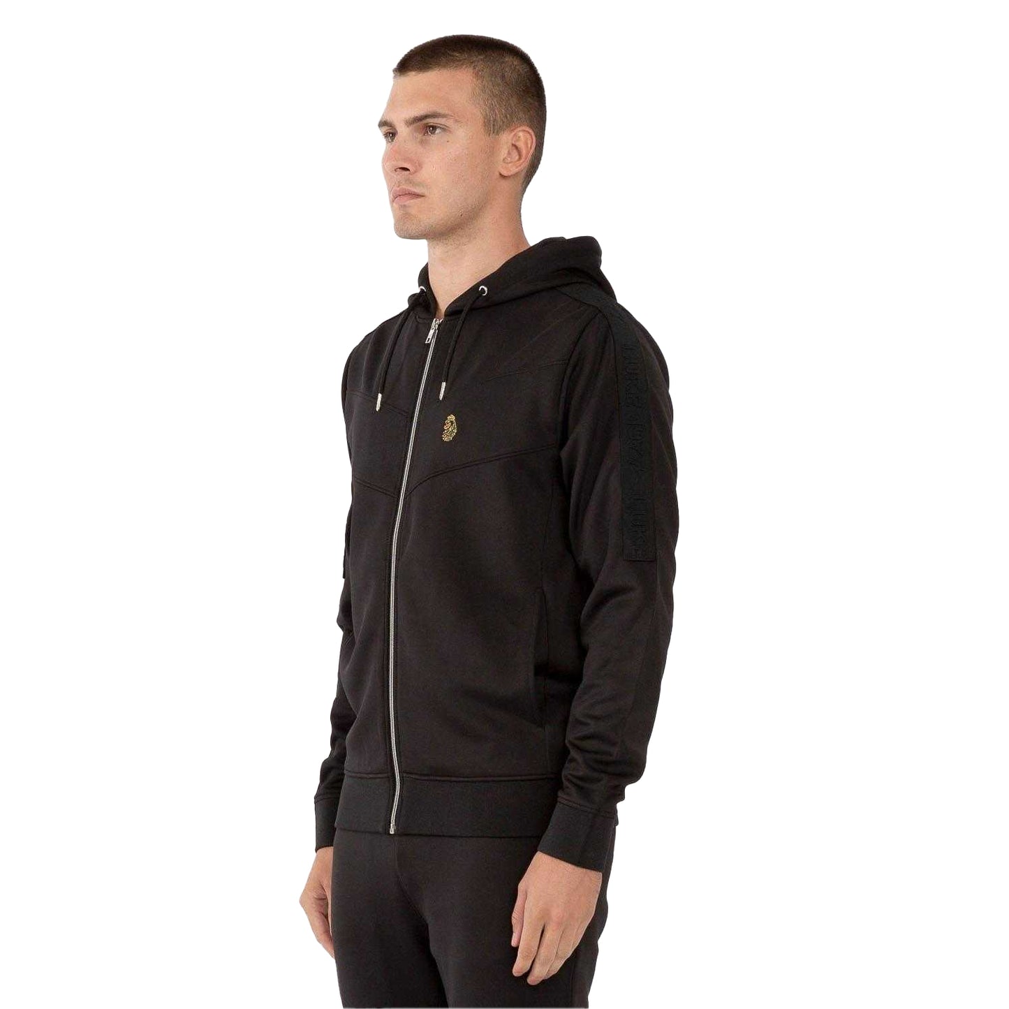 Black - Pack Shot - Luke 1977 Mens Casa Esteves Full Zip Hoodie