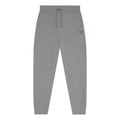 Grey - Front - Lyle & Scott Mens Fly Fleece Tracksuit Bottoms