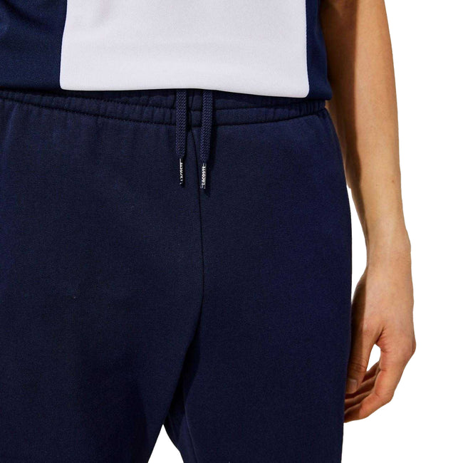 Navy - Pack Shot - Lacoste Mens Fleece Sports Tennis Jogging Bottoms