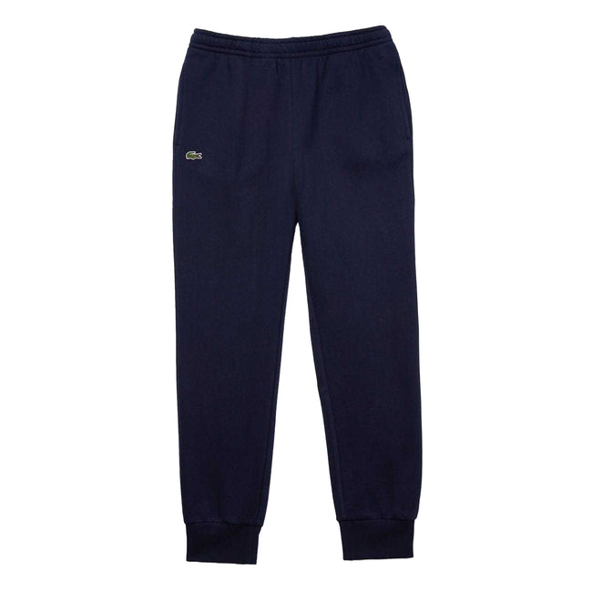 Navy - Front - Lacoste Mens Fleece Sports Tennis Jogging Bottoms