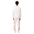 White-Orange - Back - Lacoste Mens Tapered Leg Jogging Bottoms