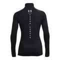Black - Back - Under Armour Womens-Ladies Tech Reflective Half Zip Top