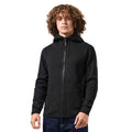 Black - Side - Weekend Offender Mens Enzo Full Zip Hoodie