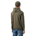 Green - Back - Weekend Offender Mens Enzo Full Zip Hoodie