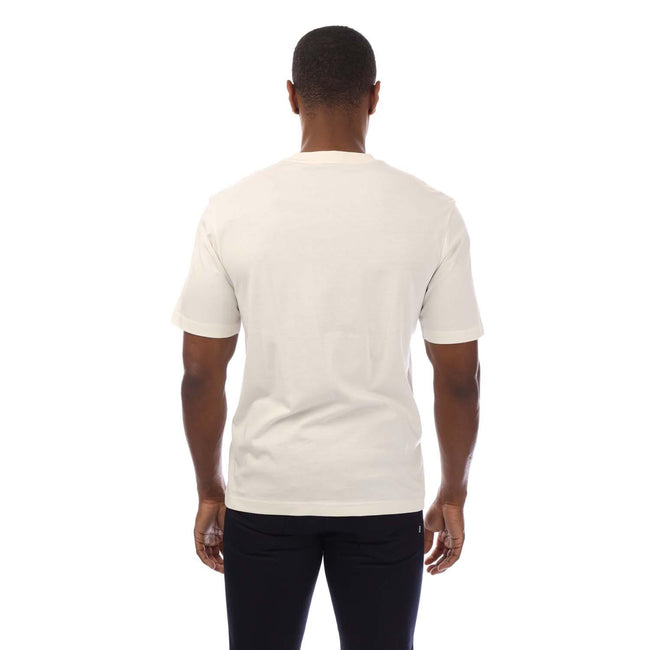 White - Back - Hugo Mens Nutongo Graphic Print T-Shirt