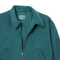 Green - Side - Lacoste Womens-Ladies Natural Dyed Denim Relaxed Fit Jacket