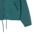 Green - Back - Lacoste Womens-Ladies Natural Dyed Denim Relaxed Fit Jacket
