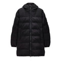 Black - Front - Weekend Offender Mens Sapporo Down Longline Padded Jacket