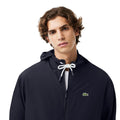 Navy - Lifestyle - Lacoste Mens Detachable Hood Hoodie