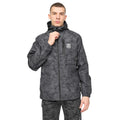 Grey - Front - Crosshatch Mens Janscore All-Over Print Jacket